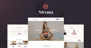 Nirvana | Yoga Studio und Fitness Club WordPress Vorlage