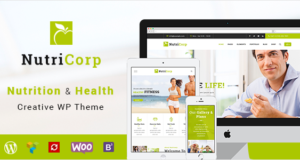 Nutricorp | Ernährung & Gesundheit Kreatives WordPress-Template