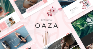 Oaza – Elegantes Spa- und Wellness-Thema