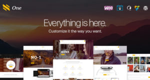 One – Business Agency Veranstaltungen WooCommerce Layout