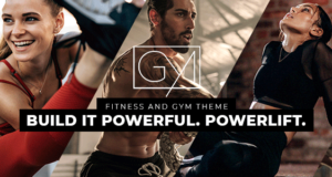 Powerlift – Fitness und Gym Vorlage