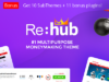 REHub - Preisvergleich, Marktplatz für mehrere Anbieter, Affiliate-Marketing, Community-Thema