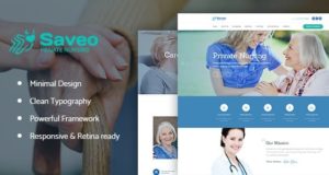 Saveo | In-Home Care & Private Pflege Agentur WordPress Layout