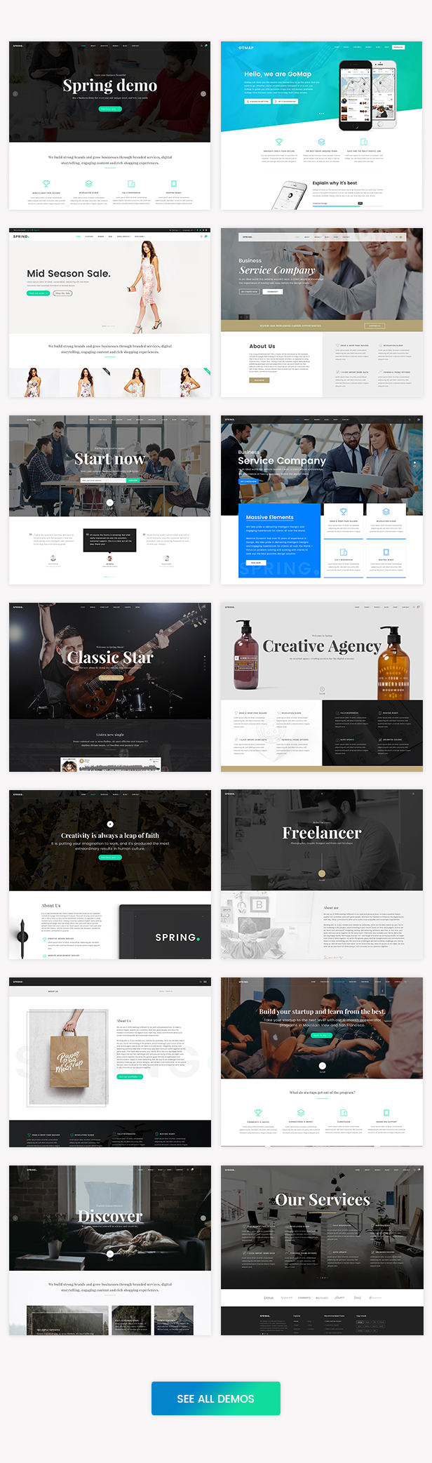 Frühling - das leistungsstärkste Mehrzweck-WordPress-Theme - 6