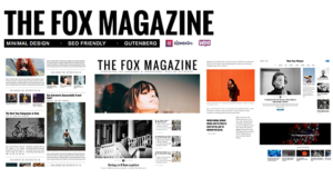 The Fox – Minimales Blog- / Magazinthema für Entwickler