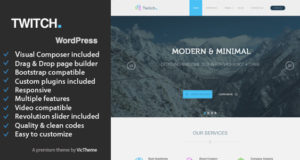 Twitch – Mehrzweck-Business-WordPress-Vorlage