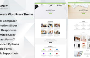 Unify-Corporate WordPress-Layout