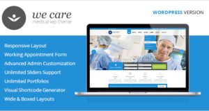 We Care – Medizin & Gesundheit WordPress Layout