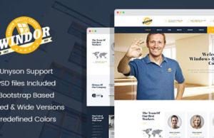 Windor – Herstellung WordPress Template