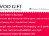 Woo Gift: Erweitertes Woocommerce-Geschenk-Plugin