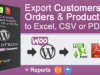 WooCommerce Bestellungen und Produkte exportieren