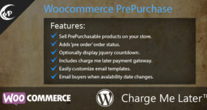 WooCommerce PrePurchase