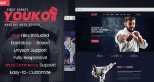 Youko – Kampfsport WordPress Layout