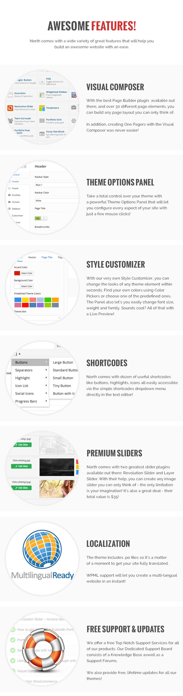 Nord - Eine Seite Parallax WordPress Theme - 12