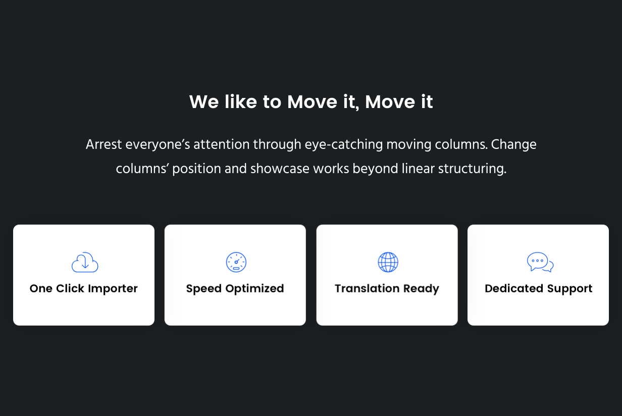 Movedo-Spaltenposition