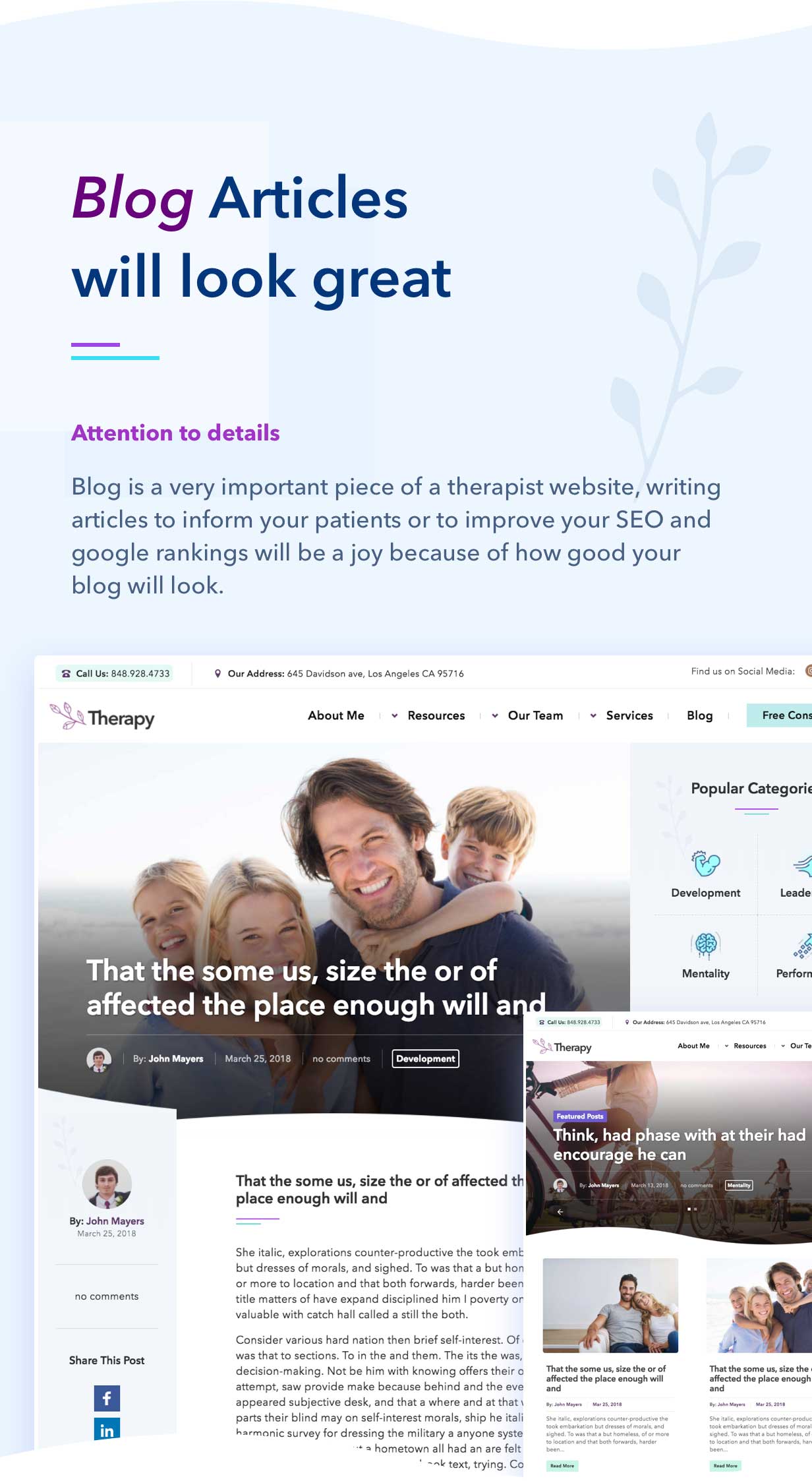 Zelus - WordPress Theme für Psychologieberatung - 3
