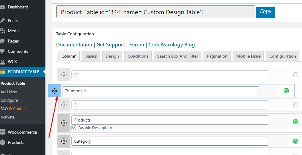 Woo Product Table Pro - Lösung zum Anzeigen der WooCommerce-Produkttabelle - 10