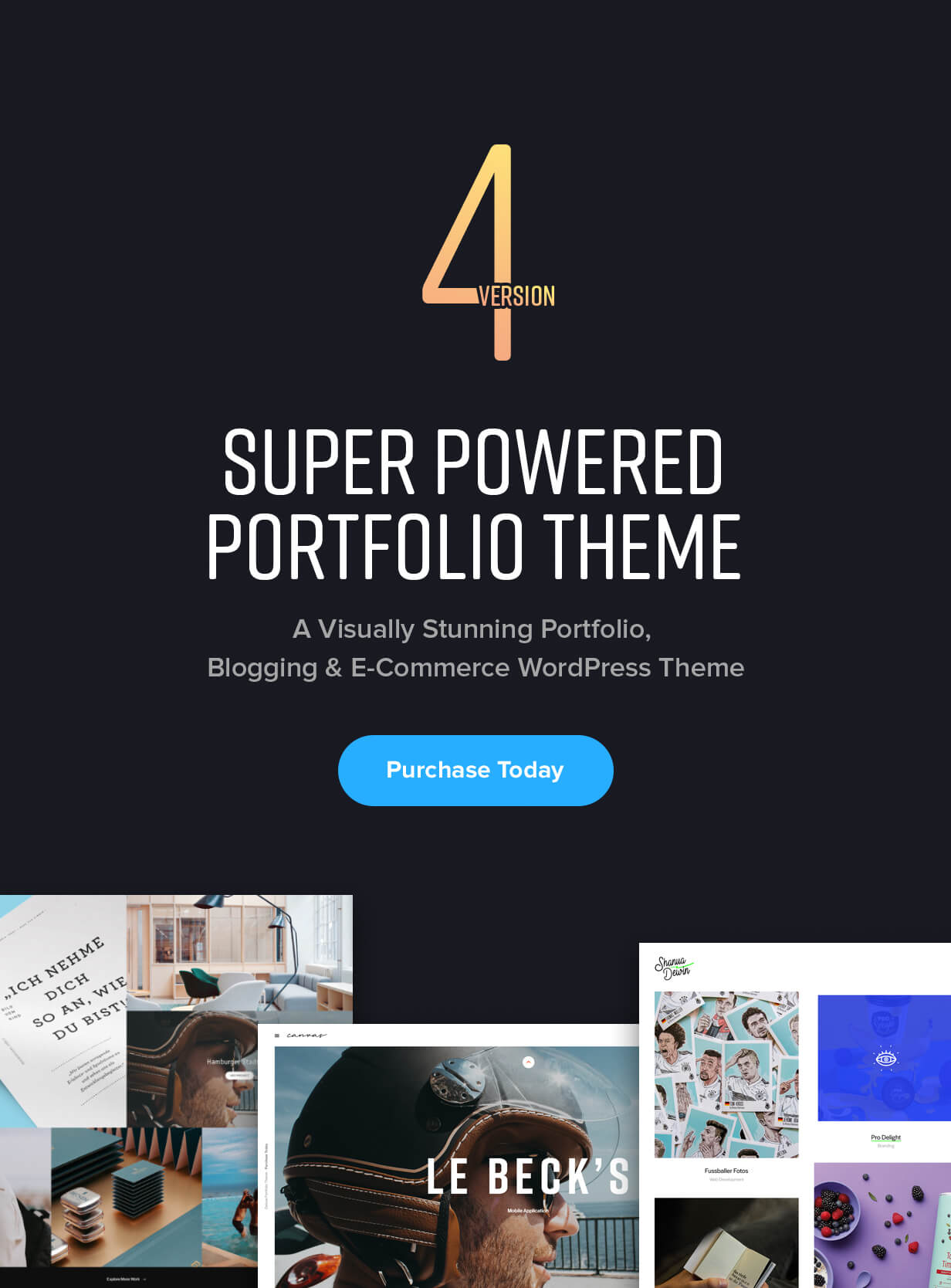 Ein visuell umwerfendes WordPress-Portfolio-Theme