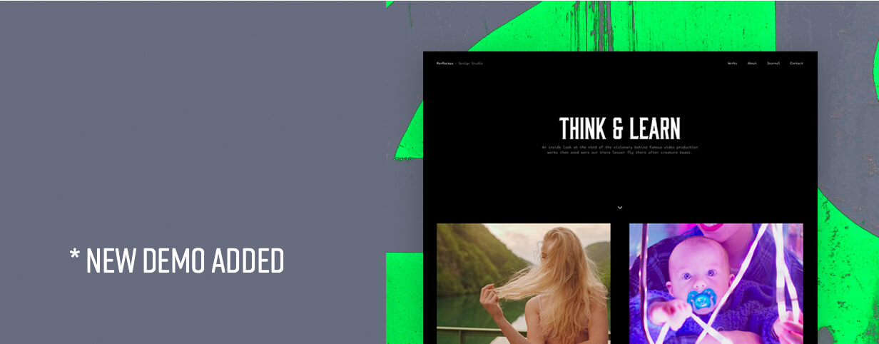 Ein visuell umwerfendes WordPress-Portfolio-Theme