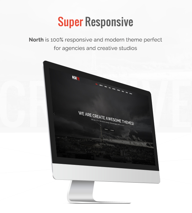 Nord - Eine Seite Parallax WordPress Theme - 3