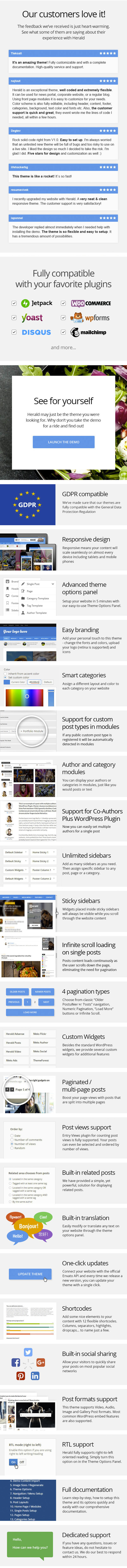 Herald - Nachrichtenportal & Magazin WordPress Theme