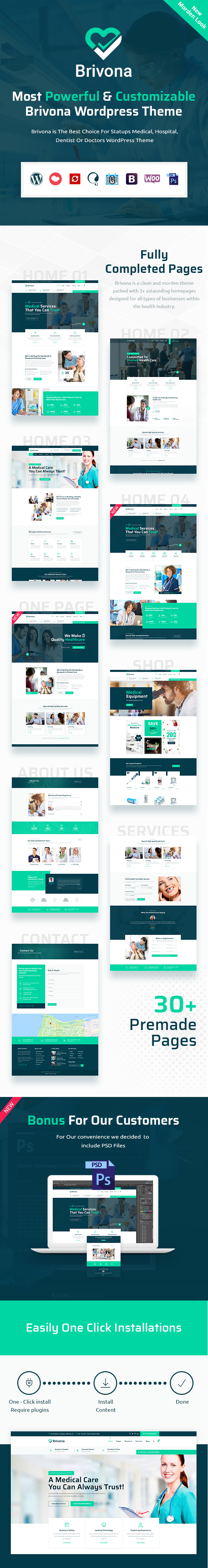 brivona WordPress Theme