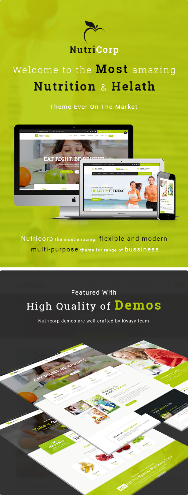 Nutricorp WordPress Theme