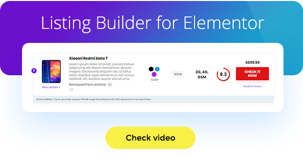 Listing Builder WordPress