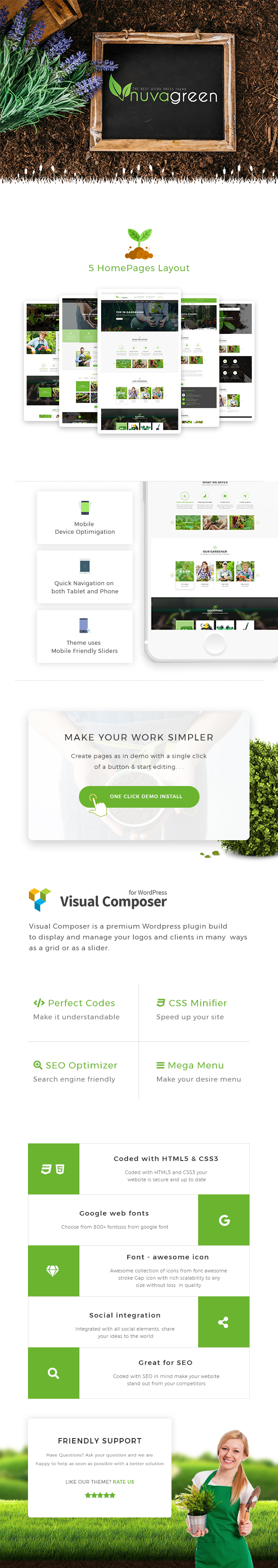 NuvaGreen - Landschaft & Garten WordPress Theme - 1