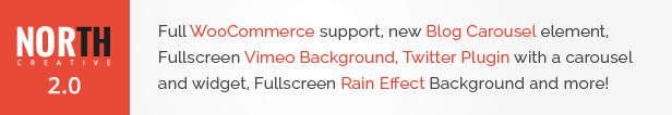 Nord - Eine Seite Parallax WordPress Theme - 1