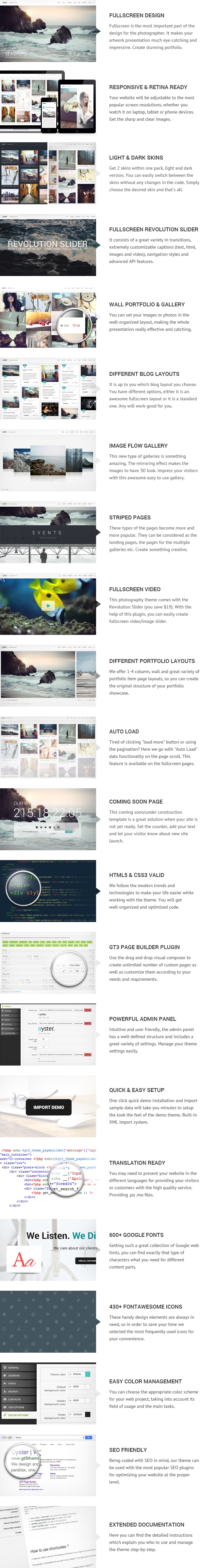 Fotografie Portfolio WordPress Theme - Auster - 2