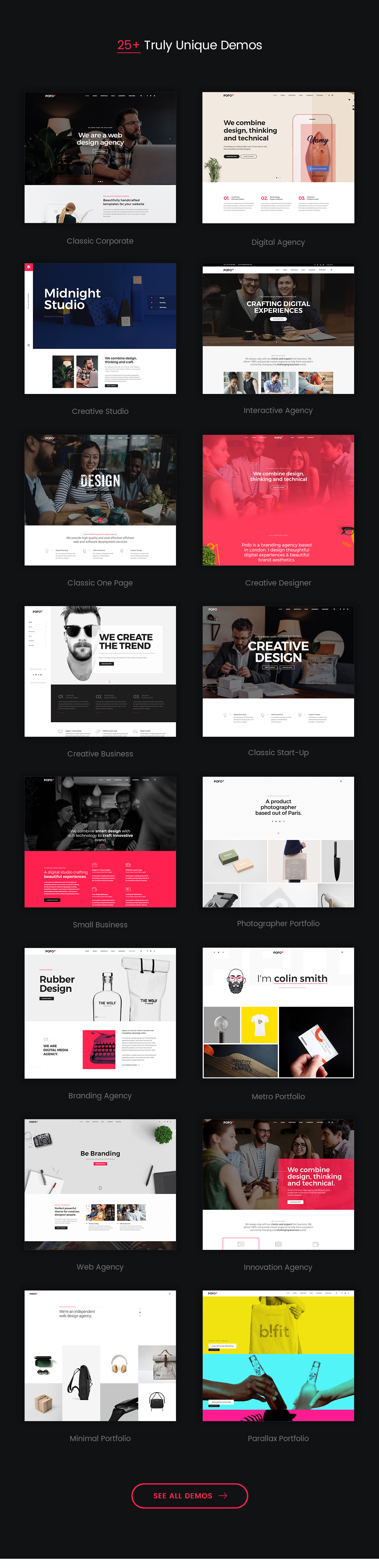 Pofo - Kreatives Portfolio und Blog WordPress Theme - 6