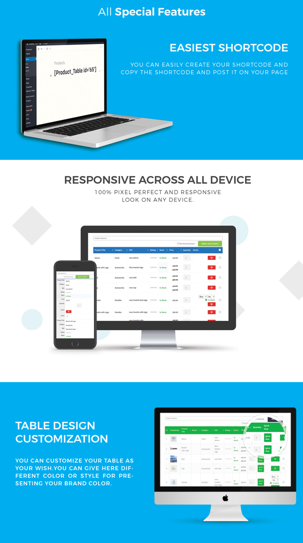 Woo Product Table Pro - Lösung zum Anzeigen der WooCommerce-Produkttabelle - 22