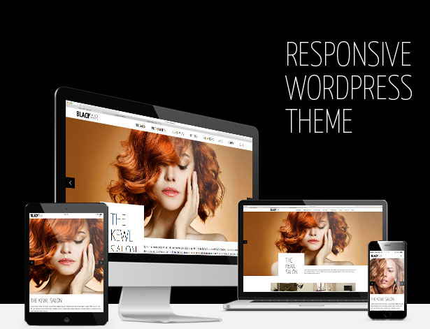 Blackair - One Page WordPress Theme für den Hair & Beauty Salon - 2