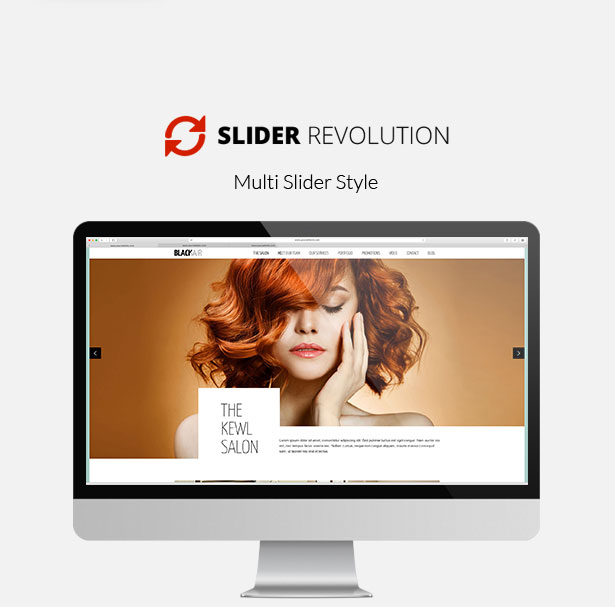 Blackair - One Page WordPress Theme für den Hair & Beauty Salon - 3