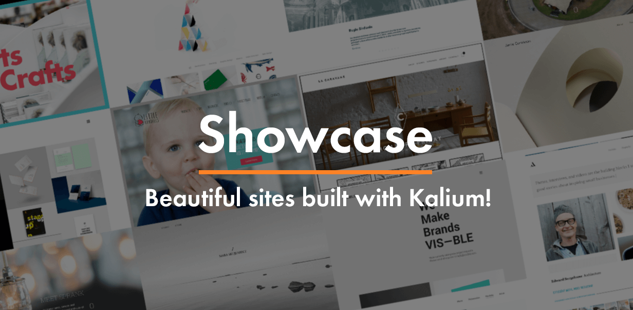 Sehen Sie sich an, welche Clients mit Kalium Theme erstellt wurden