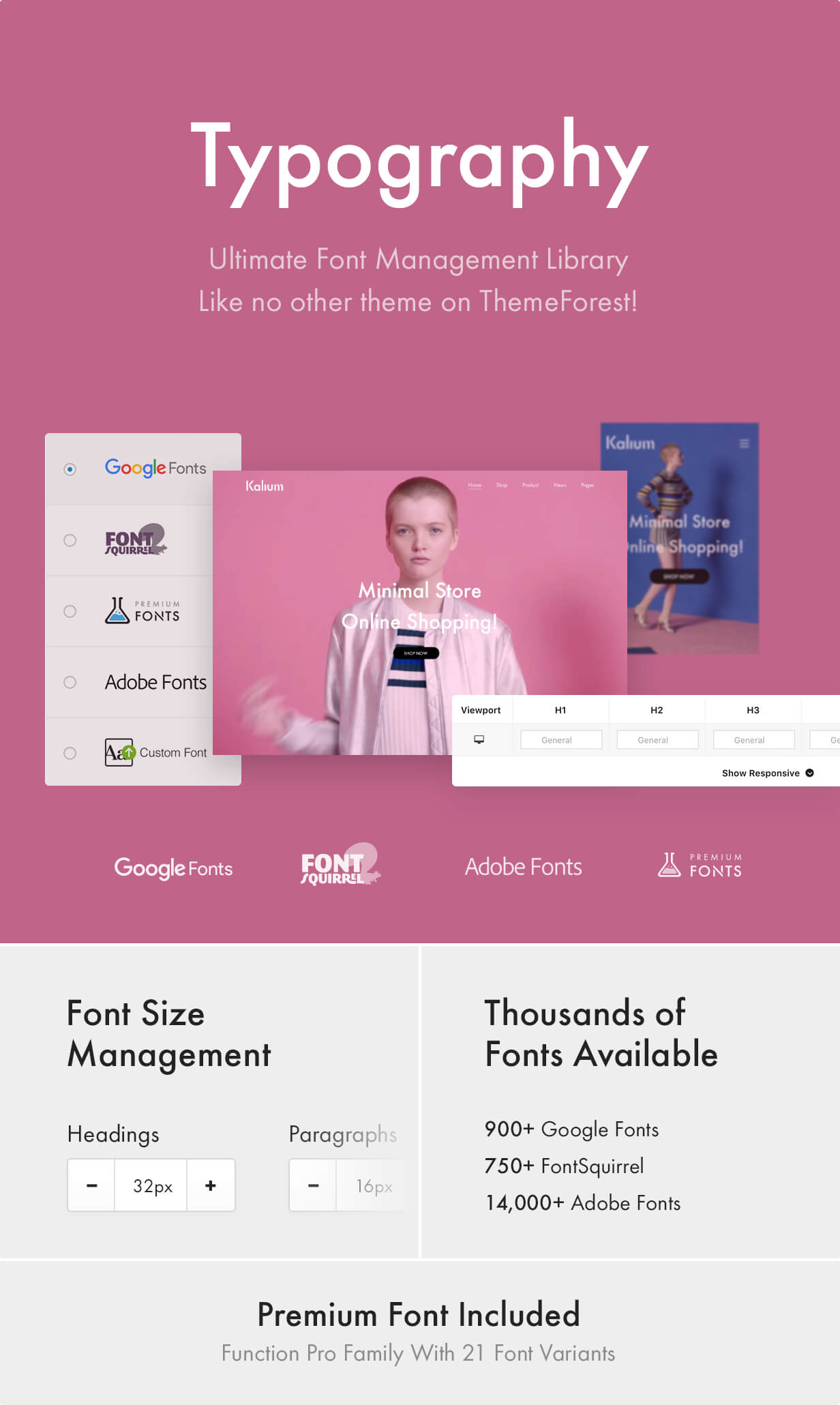 Ultimative Typografie - Google-Schriftarten, Font Squirrel, Adobe-Schriftarten (ehemals TypeKit), Premium-Schriftarten und benutzerdefinierte Schriftarten