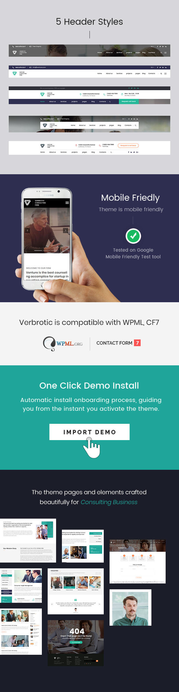 Verbrotic: Unternehmensberatung WordPress Theme - 3