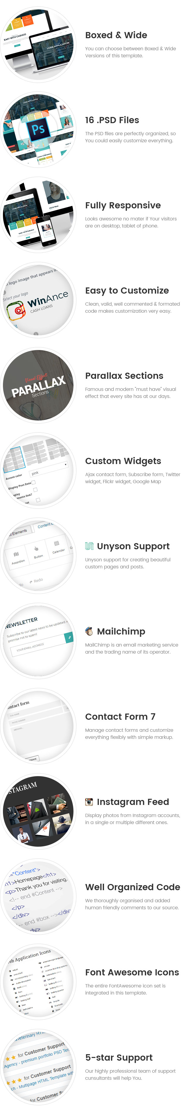 Winance - Fast Loan Finanzunternehmen WordPress Theme