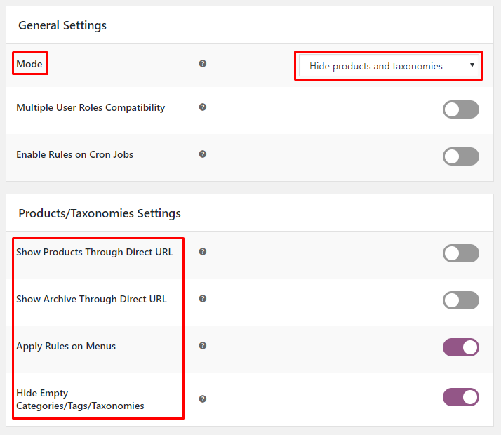 Sichtbarkeit von WooCommerce-Produkten | Produkte, Kategorien, Tags, Taxonomien und Preise nach Benutzerrolle ausblenden - 1