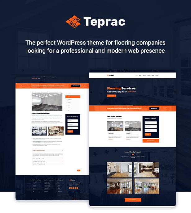 WordPress Flooring Services Theme