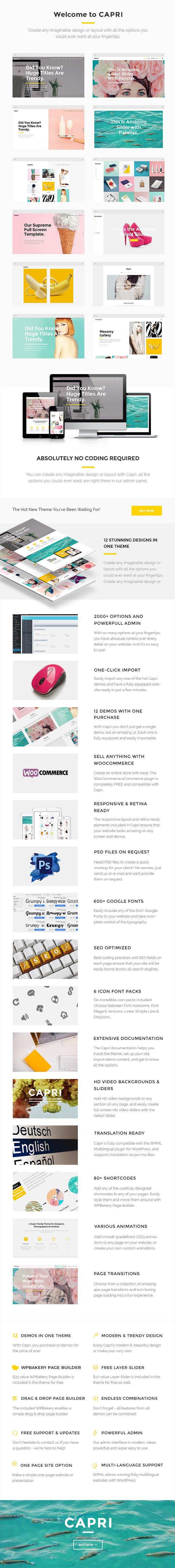 Capri - Creative Portfolio Theme - 1