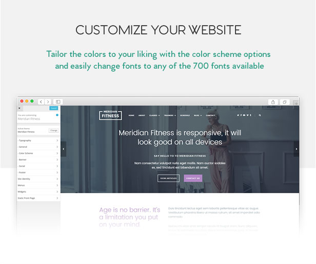 Meridian Fitness - Fitness, Gym & Sport WordPress Theme - 7
