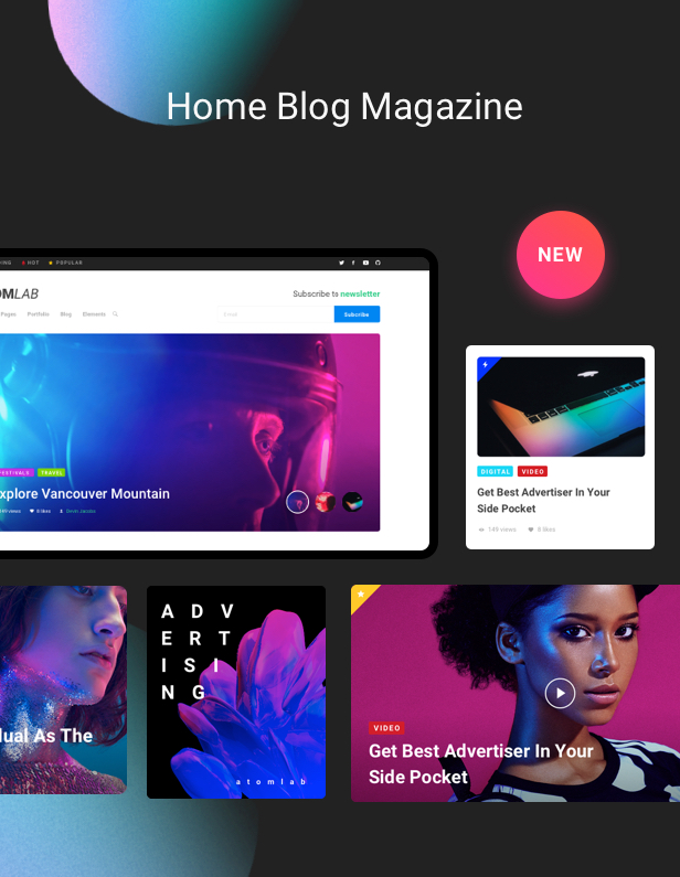 Startup WordPress Theme - Blog-Magazin