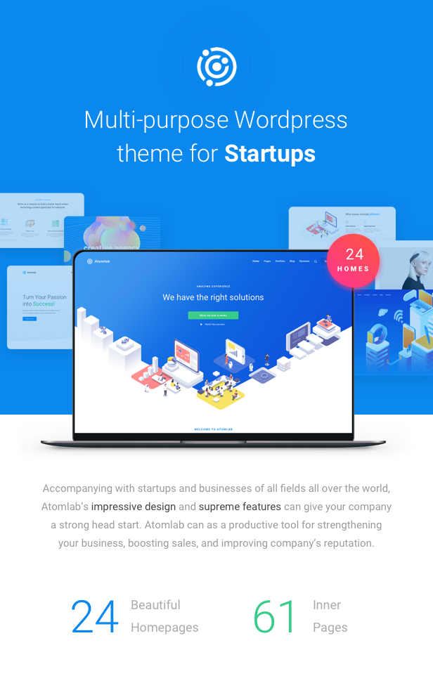 Startup WordPress Theme - Neue Homepages - Neue Homepages