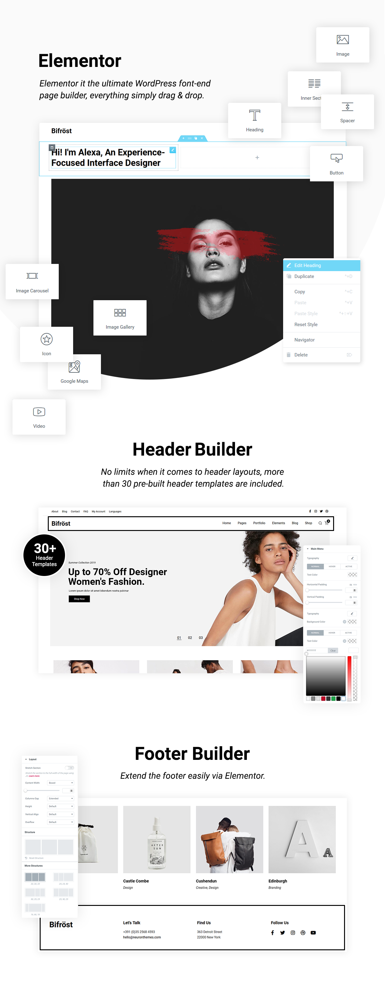 Bifrost - Einfaches WordPress-Theme