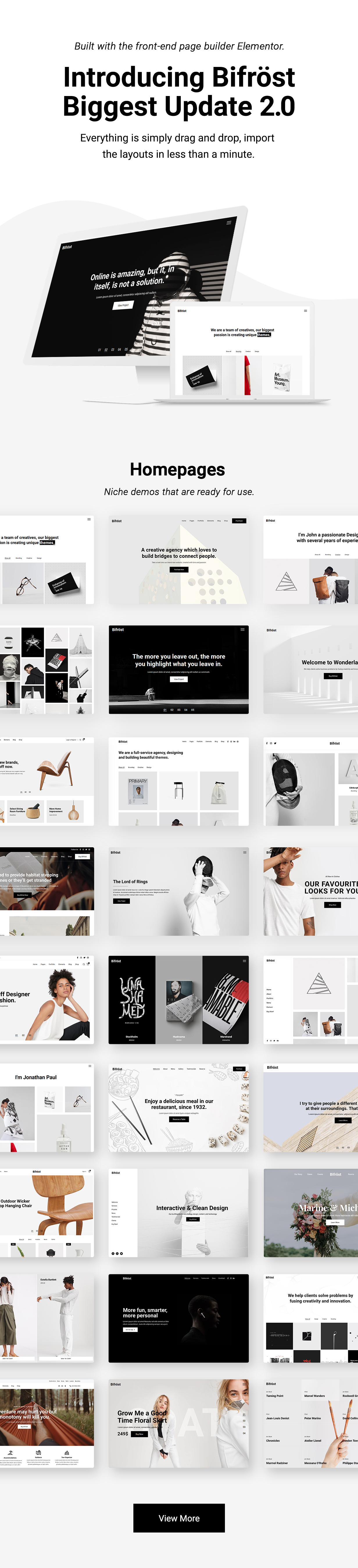 Bifrost - Einfaches WordPress-Theme