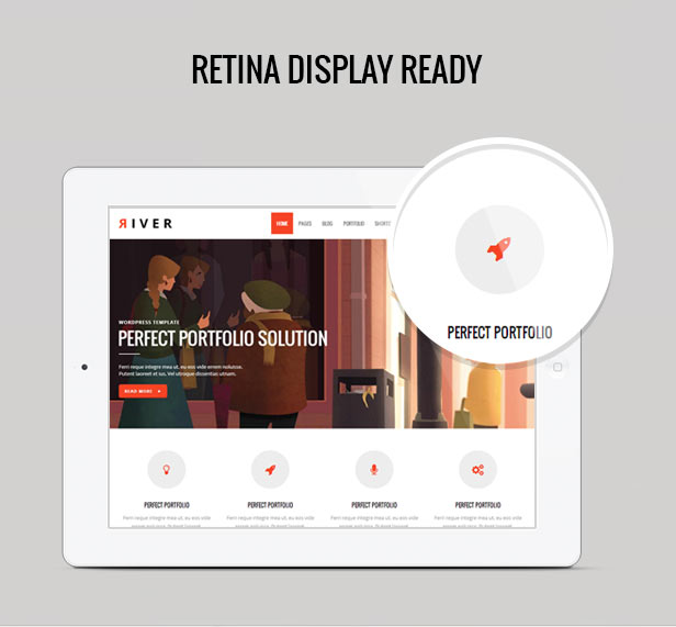 River - Retina Mehrzweck WordPress Theme - 2