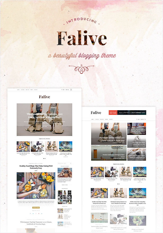 Falive - Wunderschönes Creative & Fashion Blog Theme - 2