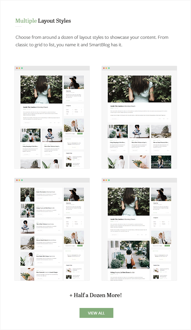 Mehrere Layouts